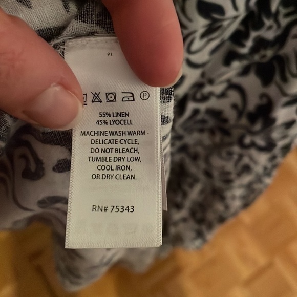 Joie Linen Floral Long Sleeve Tiered Maxi Dress - Picture 5 of 13